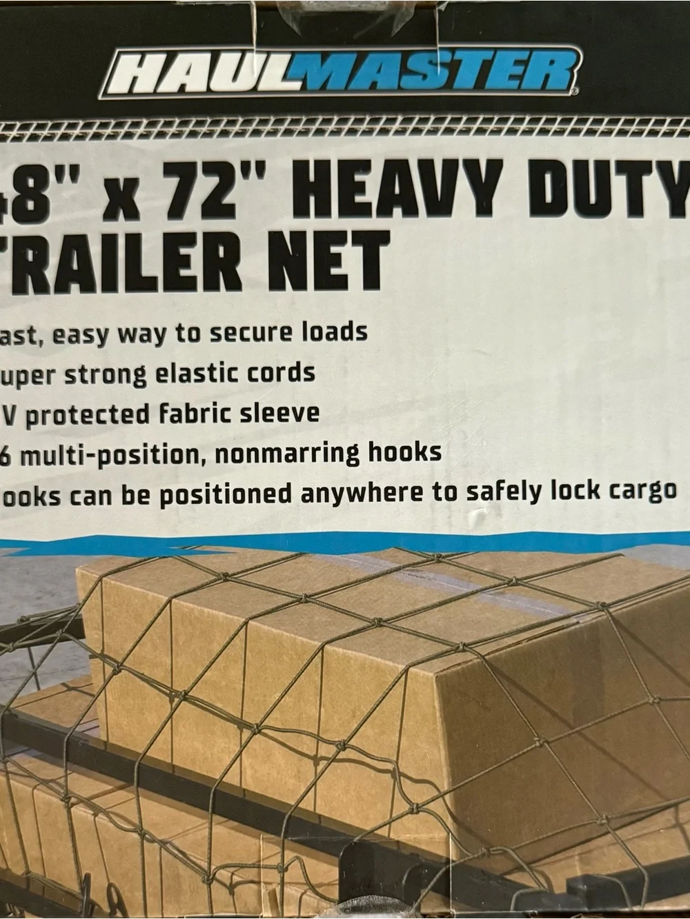 Heavy Duty Trailer Net in Olive Green - 48